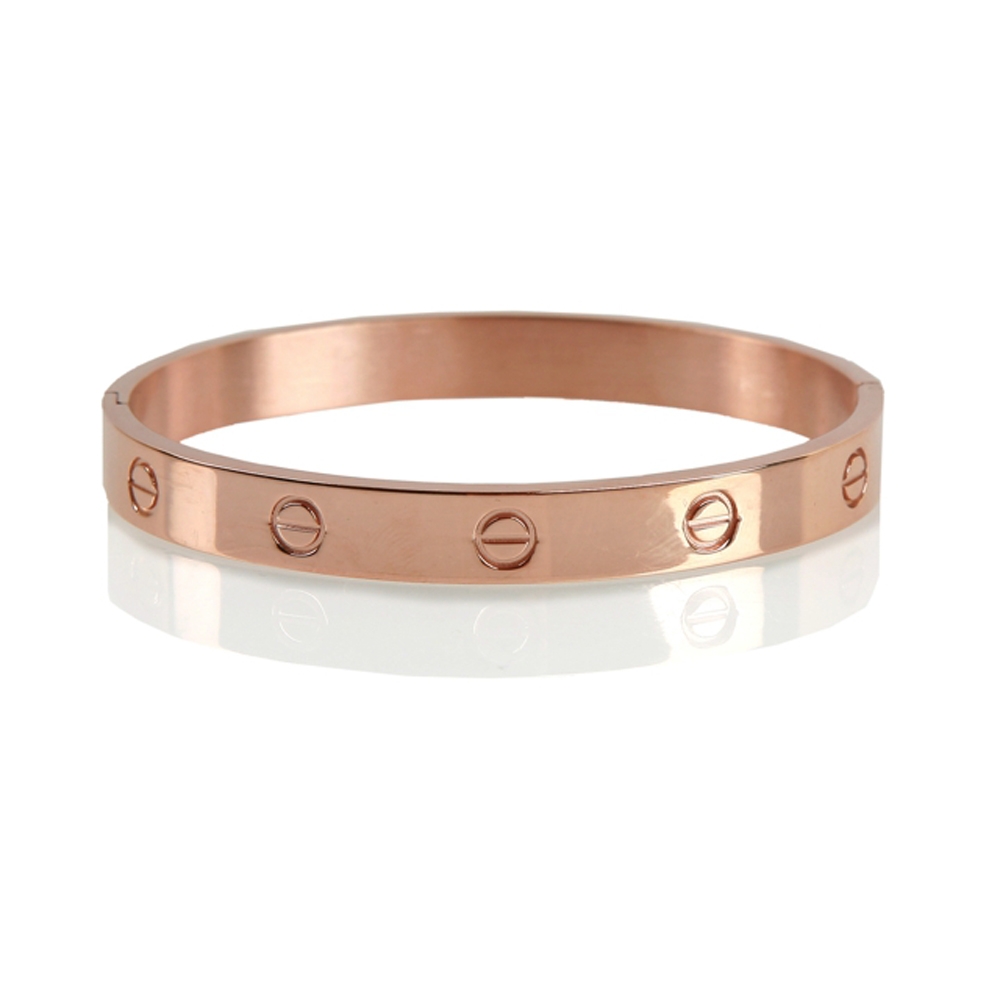 Rose Gold Edirne Stainless Steel Bracelet - Buttigo