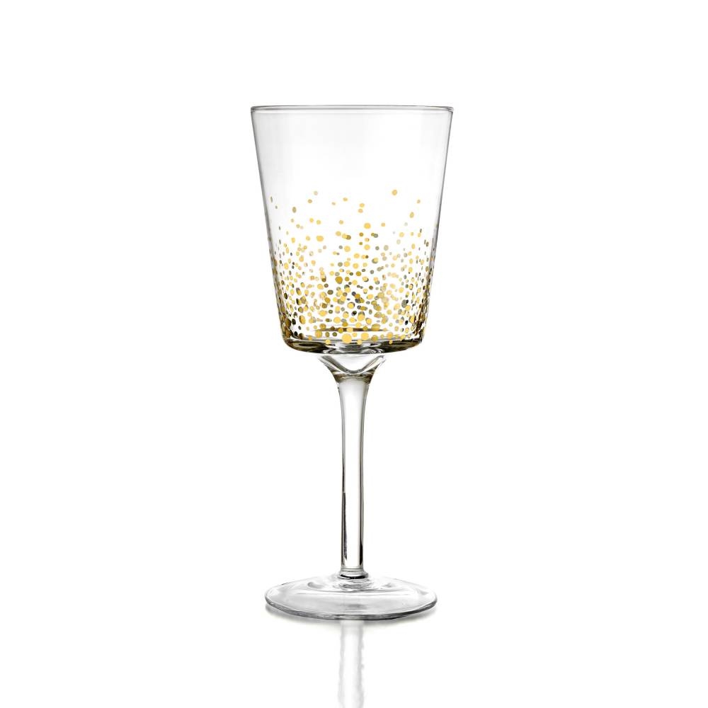 Gold Luster Wine Set of 4 | Jay Companies