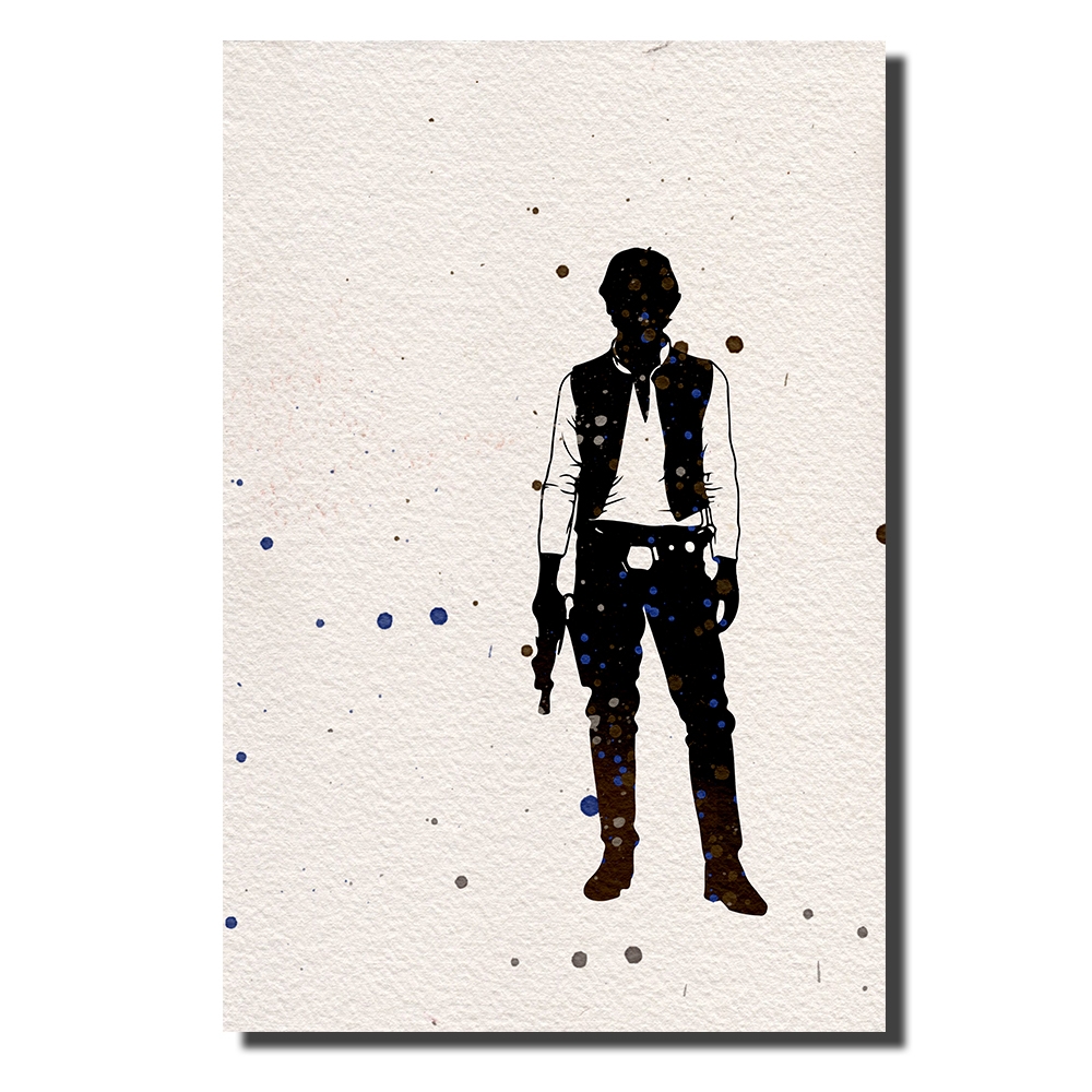 Han Solo Watercolor | Power Cosmic