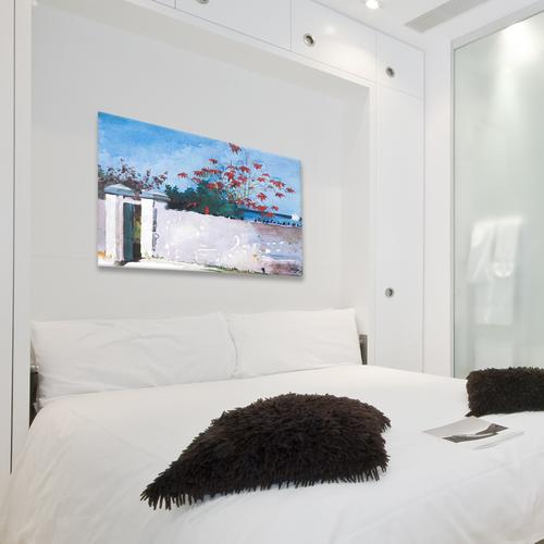 A Wall, Nassau 1898 by Winslow Homer Canvas Print